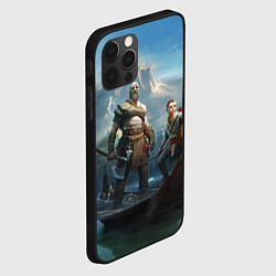 Чехол для iPhone 12 Pro Max Кратос c Атреем, цвет: 3D-черный — фото 2