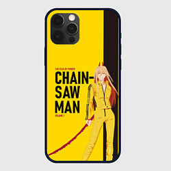 Чехол для iPhone 12 Pro Max Человек-бензопила - Пауэр, цвет: 3D-черный
