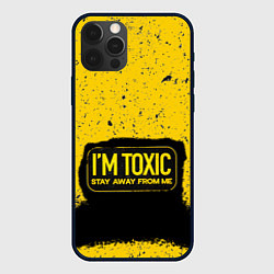 Чехол для iPhone 12 Pro Max Toxic, цвет: 3D-черный