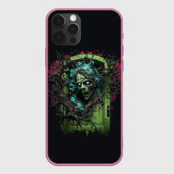 Чехол для iPhone 12 Pro Max Дверь в загробный мир, цвет: 3D-малиновый
