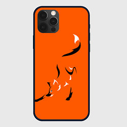 Чехол для iPhone 12 Pro Max Рыжая лисица, цвет: 3D-черный