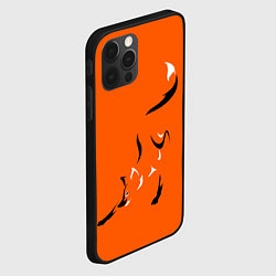 Чехол для iPhone 12 Pro Max Рыжая лисица, цвет: 3D-черный — фото 2