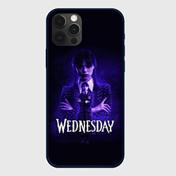 Чехол для iPhone 12 Pro Max Уэнсдэй, дочь Гомеса, цвет: 3D-черный