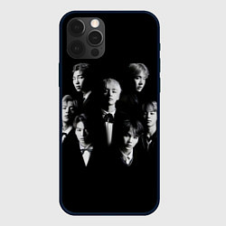 Чехол для iPhone 12 Pro Max BTS BLACK, цвет: 3D-черный