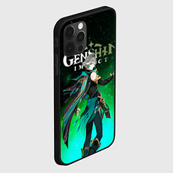 Чехол для iPhone 12 Pro Max Аль Хайтам Геншин Импакт, цвет: 3D-черный — фото 2