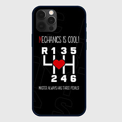 Чехол для iPhone 12 Pro Max Mechanics is COOL, цвет: 3D-черный