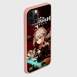 Чехол для iPhone 12 Pro Max Genshin Impact Каэдэхара Кадзуха, цвет: 3D-светло-розовый — фото 2