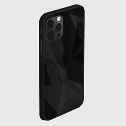 Чехол для iPhone 12 Pro Max Черный матовый, цвет: 3D-черный — фото 2