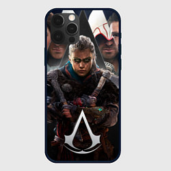 Чехол для iPhone 12 Pro Max Assassins Creed Eivor, цвет: 3D-черный