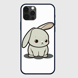 Чехол iPhone 12 Pro Max Грустный зайчик