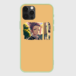 Чехол iPhone 12 Pro Max Девушка с коралловыми волосами - аниме арт