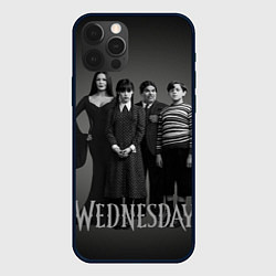Чехол для iPhone 12 Pro Max Портрет семейки Аддамс, цвет: 3D-черный