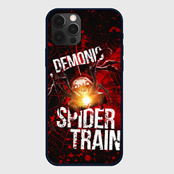 Чехол для iPhone 12 Pro Max Demonic spider-train, цвет: 3D-черный