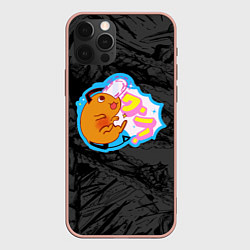 Чехол для iPhone 12 Pro Max Почита - поп арт, цвет: 3D-светло-розовый