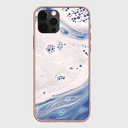 Чехол для iPhone 12 Pro Max Мыльная Текстура, цвет: 3D-светло-розовый