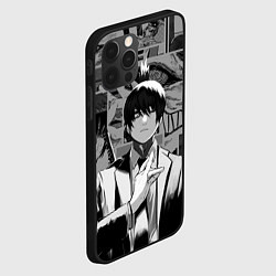 Чехол для iPhone 12 Pro Max Аки Хаякава - страницы манги, цвет: 3D-черный — фото 2