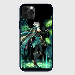 Чехол для iPhone 12 Pro Max Аль-Хайтам - взрыв стихий, цвет: 3D-черный