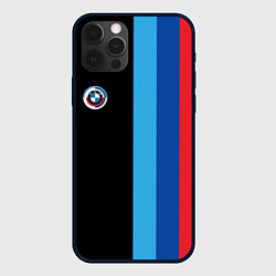 Чехол для iPhone 12 Pro Max BMW - м линии, цвет: 3D-черный