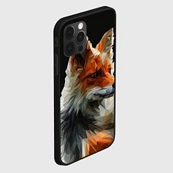 Чехол для iPhone 12 Pro Max Шикарная лиса, цвет: 3D-черный — фото 2