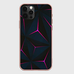 Чехол для iPhone 12 Pro Max Доспехи абстрактная броня, цвет: 3D-светло-розовый