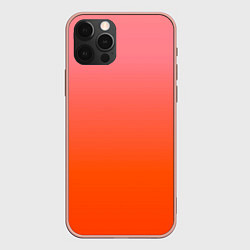 Чехол iPhone 12 Pro Max Оранжево-розовый градиент