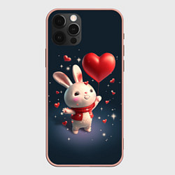 Чехол iPhone 12 Pro Max Кролик с шариком