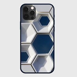 Чехол для iPhone 12 Pro Max Кубический мир, цвет: 3D-черный