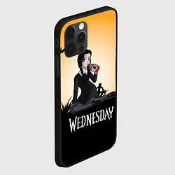 Чехол для iPhone 12 Pro Max Уэнсдэй с ядом, цвет: 3D-черный — фото 2