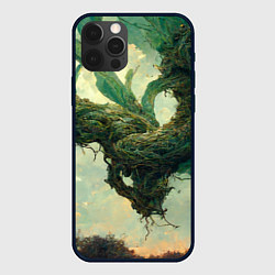 Чехол для iPhone 12 Pro Max Рисунок нейросети, цвет: 3D-черный