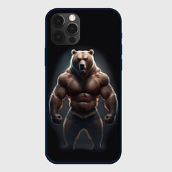 Чехол iPhone 12 Pro Max Сильный медведь спортсмен