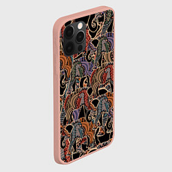 Чехол для iPhone 12 Pro Max Камуфляж из слона, цвет: 3D-светло-розовый — фото 2