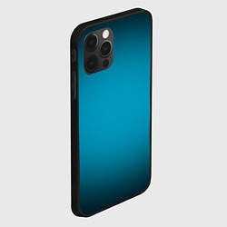 Чехол для iPhone 12 Pro Max Изумрудный градиент, цвет: 3D-черный — фото 2