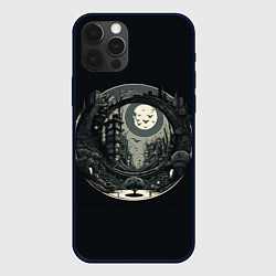 Чехол для iPhone 12 Pro Max Ночная улица, цвет: 3D-черный