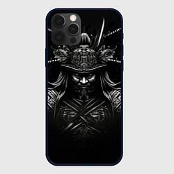 Чехол для iPhone 12 Pro Max Самурай созданный нейросетью, цвет: 3D-черный