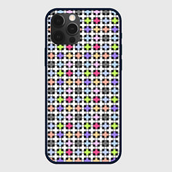 Чехол iPhone 12 Pro Max Разноцветный геометрический рисунок