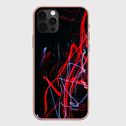 Чехол iPhone 12 Pro Max Дым искры цветные