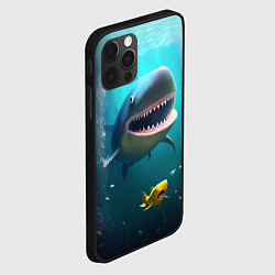 Чехол для iPhone 12 Pro Max Я акула туруру, цвет: 3D-черный — фото 2