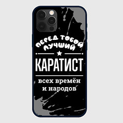 Чехол для iPhone 12 Pro Max Лучший каратист всех времён и народов, цвет: 3D-черный