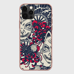 Чехол iPhone 12 Pro Max Восточные маски