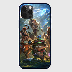 Чехол для iPhone 12 Pro Max Лига Легенд персонажи, цвет: 3D-черный