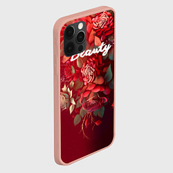 Чехол для iPhone 12 Pro Max Beauty Красота розы, цвет: 3D-светло-розовый — фото 2
