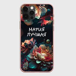 Чехол для iPhone 12 Pro Max Мария лучшая, цвет: 3D-светло-розовый