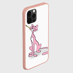Чехол для iPhone 12 Pro Max Шикарная пантера, цвет: 3D-светло-розовый — фото 2