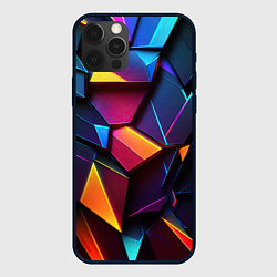 Чехол iPhone 12 Pro Max Неоновые абстрактные плиты