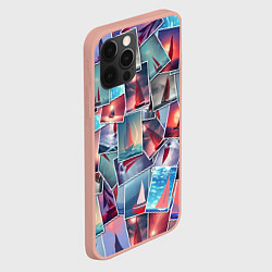 Чехол для iPhone 12 Pro Max Корабли с алыми парусами: арт нейросети, цвет: 3D-светло-розовый — фото 2