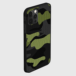 Чехол для iPhone 12 Pro Max Камуфляж яркий, цвет: 3D-черный — фото 2