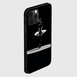 Чехол для iPhone 12 Pro Max Силуэт балерины, цвет: 3D-черный — фото 2
