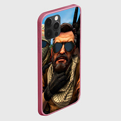 Чехол для iPhone 12 Pro Max Банда друзей CS, цвет: 3D-малиновый — фото 2