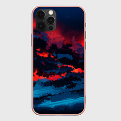 Чехол iPhone 12 Pro Max Абстрактное небо на закате