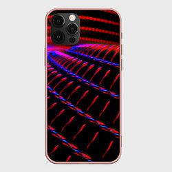 Чехол iPhone 12 Pro Max Geometry neon texture